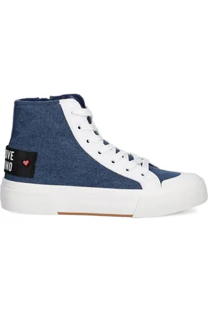 Moschino Sneakers mit Logo-Patch