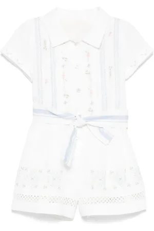 Lapin House Playsuit mit Blumenstickerei
