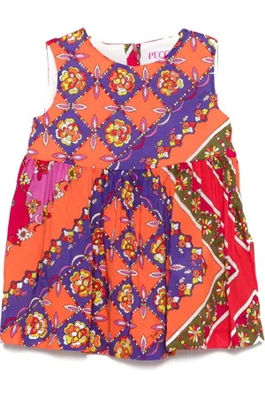 PUCCI Junior Kleid mit Blumen-Print