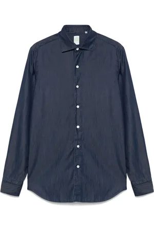 Finamore Hemd aus Chambray