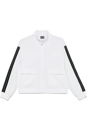 EA7 Sweatshirt mit Streifendetail