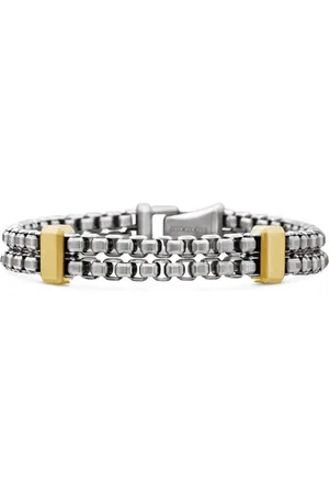 David Yurman Double Box Armband aus Sterlingsilber 10,5mm