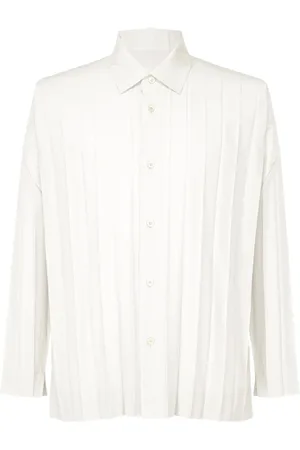 Issey Miyake Hemd mit Falten