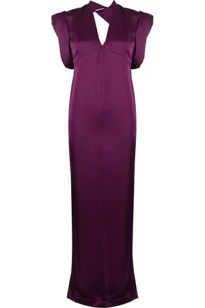 The Attico Kara Kleid mit V-Ausschnitt