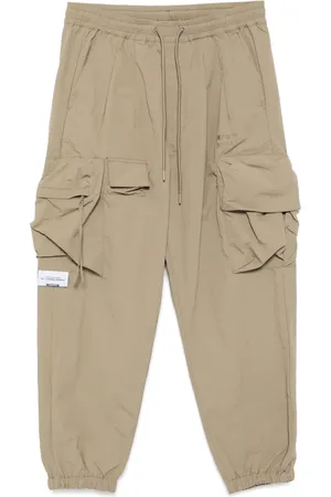 Musium Div. Cargohose mit Logo-Stickerei