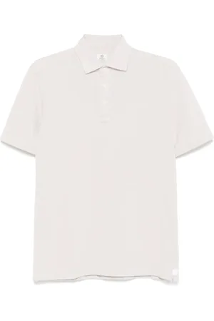 LUIGI BORRELLI NAPOLI Poloshirt mit Logo-Patch