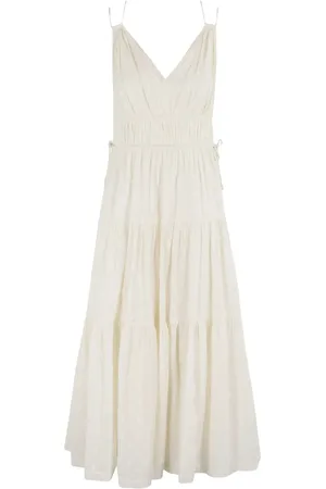 ULLA JOHNSON Gestuftes Freya Kleid