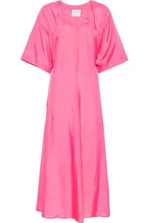 FORTE FORTE Habotal Maxikleid aus Seide