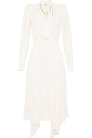 Elisabetta Franchi Asymmetrisches Kleid mit Falten