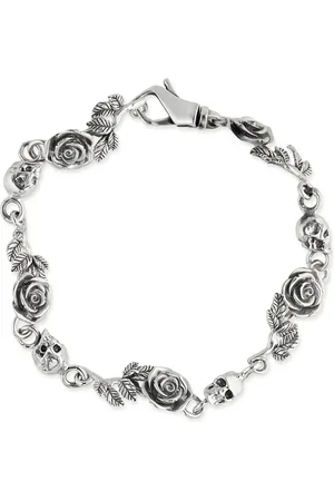 EMANUELE BICOCCHI Rose & Skull Armband