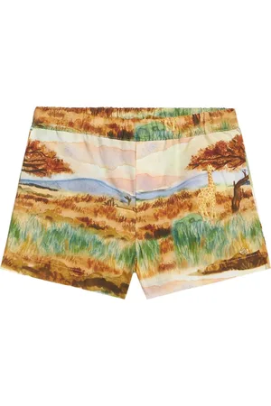 Roberto Cavalli Shorts mit Safari-Print