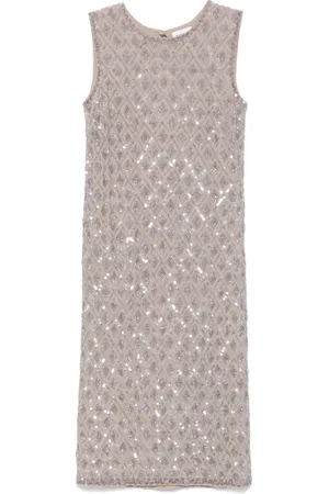P.A.R.O.S.H. Midikleid mit Pailletten