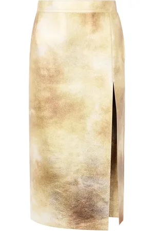 Roberto Cavalli Bleistiftrock aus Leder