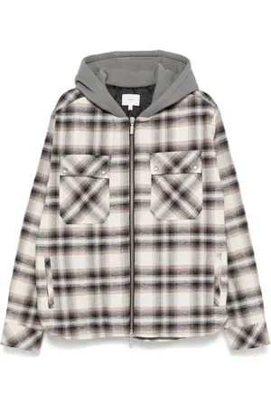 Rhude Flanelljacke mit Kapuze
