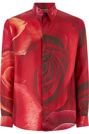 Roberto Cavalli Seidenhemd mit Blumen-Print