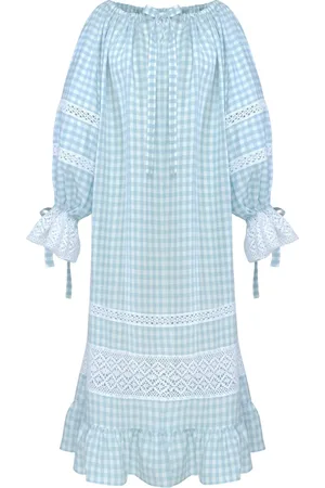 Sleeper Kariertes Midikleid