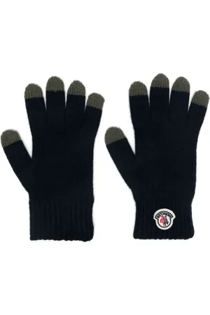 Moncler Handschuhe mit Kontrastrand
