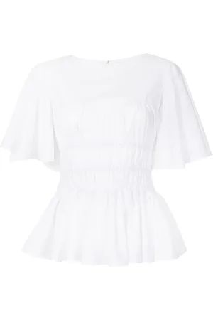 Isolda Gesmokte Papoula Bluse