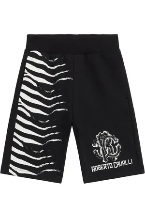 Roberto Cavalli Joggingshorts mit Zebra-Print