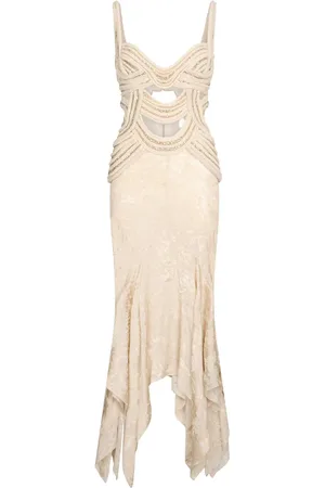 Roberto Cavalli Kleid mit Kordelverzierung
