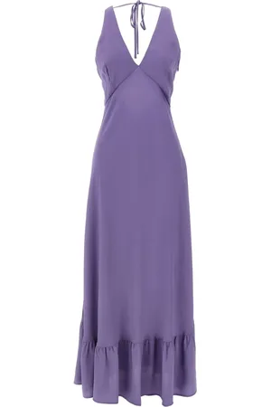 Twin-Set Kleid mit Logo-Schild