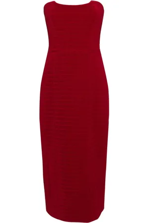 EMILIA WICKSTEAD Plissiertes Ryder Midikleid