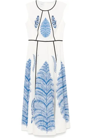 Giambattista Valli Midikleid mit Blumen-Print