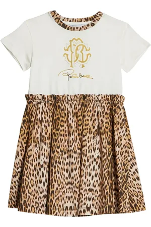 Roberto Cavalli Kleid mit Leoparden-Print