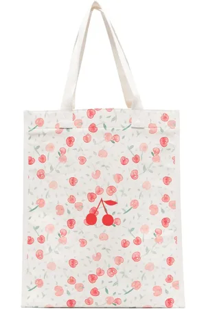 BONPOINT Shopper mit Kirschen-Print