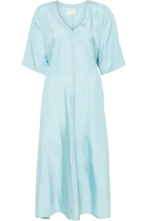 FORTE FORTE Habotal Maxikleid aus Seide