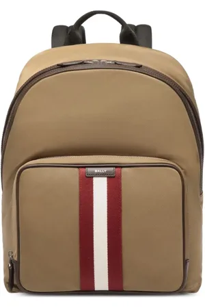 Bally Mavrick Rucksack mit gestreiftem Einsatz