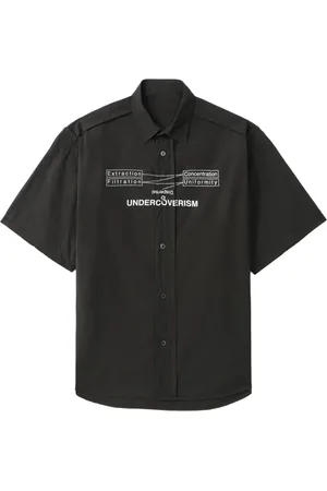 UNDERCOVER Hemd mit Slogan-Print