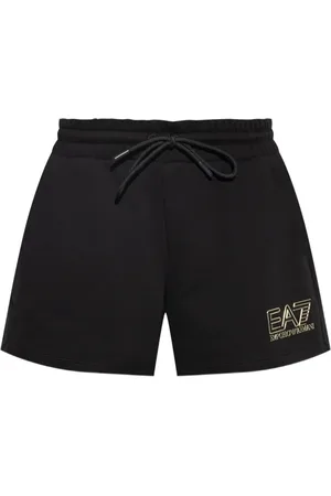 EA7 Joggingshorts mit Logo-Stickerei