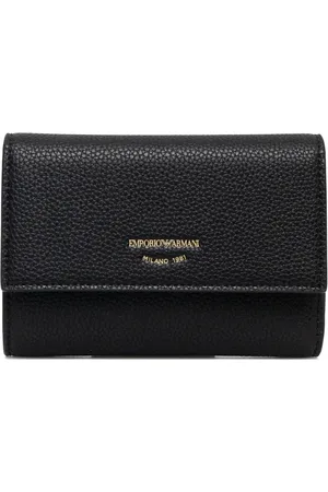 Emporio Armani Portemonnaie mit Logo-Stempel