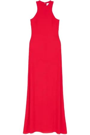 Monot Georgette-Maxikleid