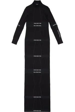 Balenciaga Maxikleid mit Einsätzen