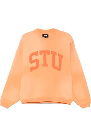 STUSSY Sweatshirt mit Nietenapplikation