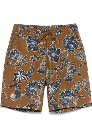 Universal Works Shorts mit Blumen-Print