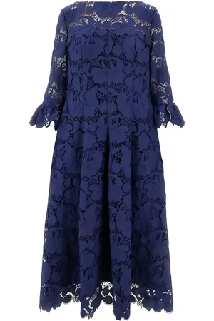 TALBOT RUNHOF Midikleid mit Spitzendetail