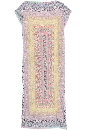 Faliero Sarti Midikleid mit Blumen-Print