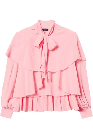 Twin-Set Bluse im Trompetendesign