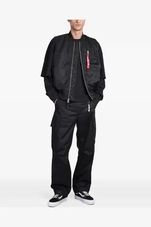 Alpha Industries Bomberjacke mit Logo-Band