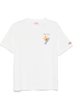 MC2 SAINT BARTH Homer T-Shirt mit Surfer-Stickerei