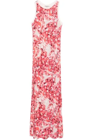 Faliero Sarti Midikleid mit Blumen-Print