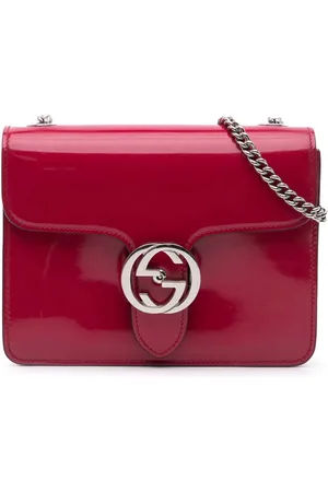 Gucci 2000-2015 kleine polierte GG Dollar Umhängetasche aus Kalbsleder