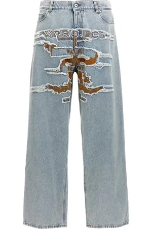 Y / PROJECT Evergreen Wide-Leg-Jeans