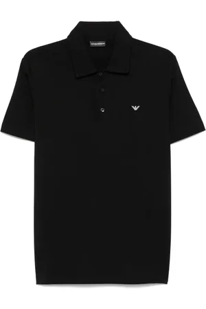 Emporio Armani Poloshirt mit Adler-Patch