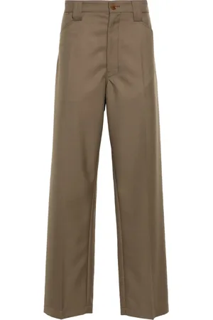 LEMAIRE Gerade Hose mit Bügelfalten