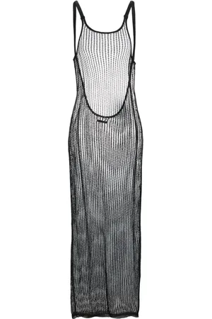 Heron Preston Kleid mit Lochstrickmuster