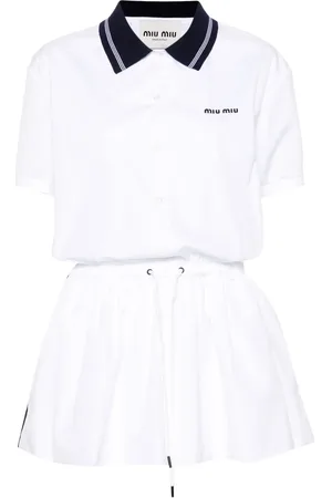 Miu Miu Polokleid mit Taillenzug